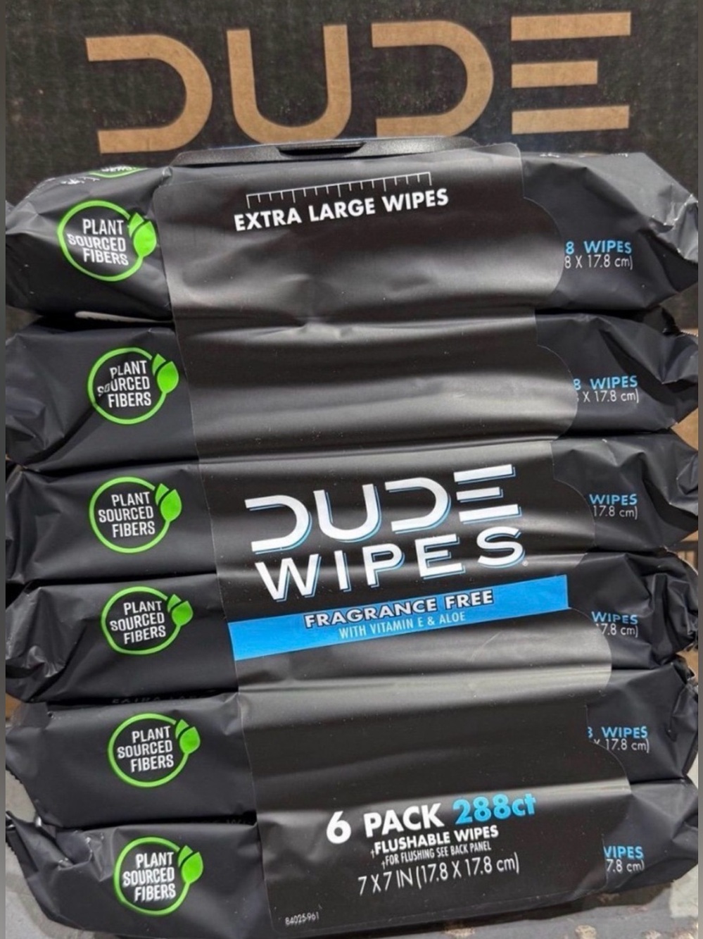 Hey Dude Black and Blue Pack - Men’s Wipes 6-Pack